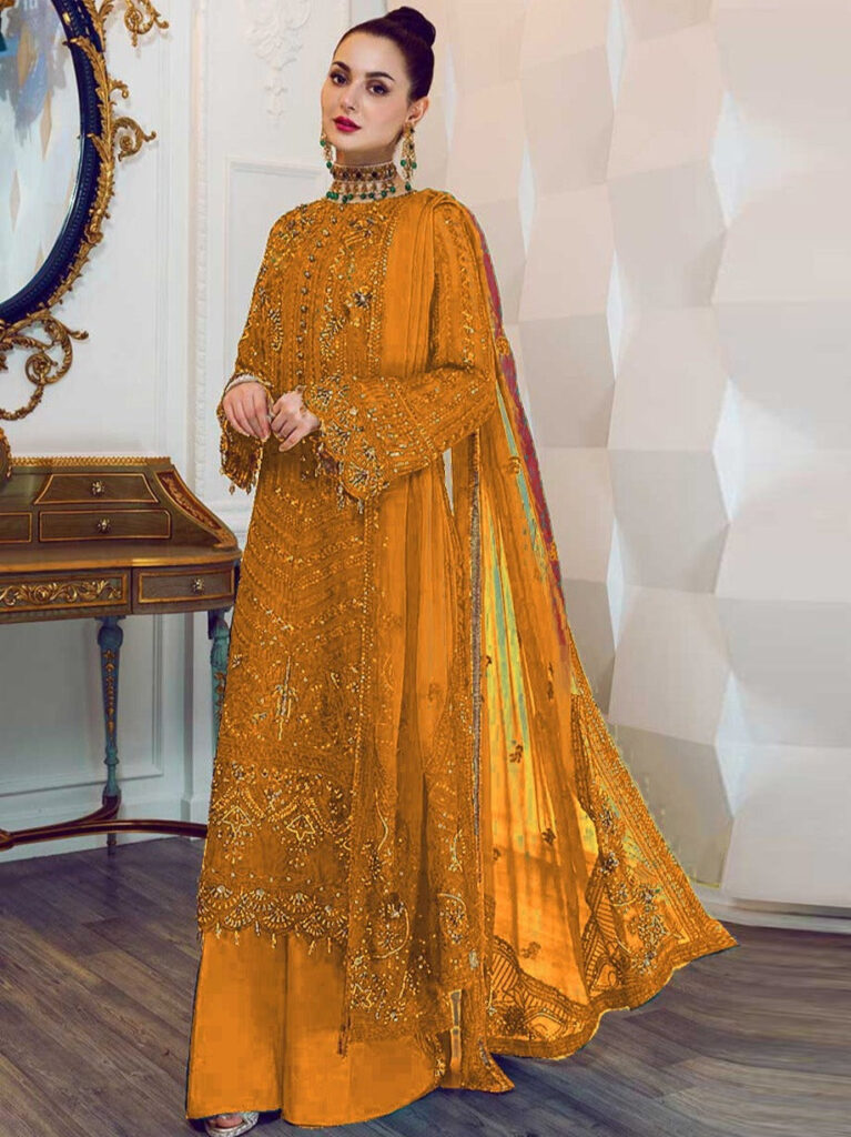 Stunning Yellow Salwar Suit Designs