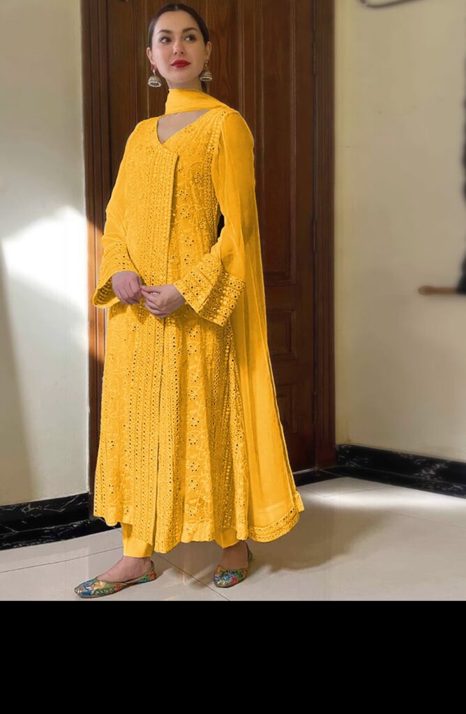 Stunning Yellow Salwar Suit Designs