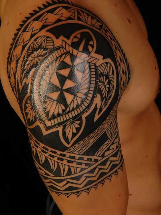 Hawaiian tribal tattoo