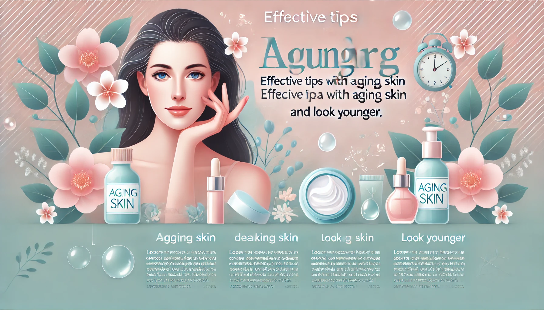 Effective Tips to Deal with Aging Skin and Look Younger