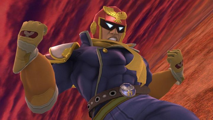 Captain Falcon in Super Smash Bros. for Wii U.