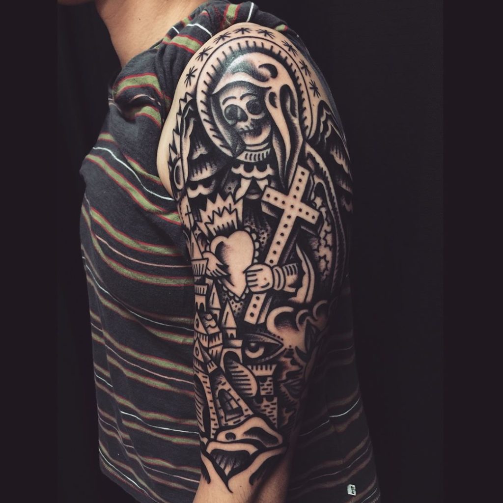 half sleeve tattoo