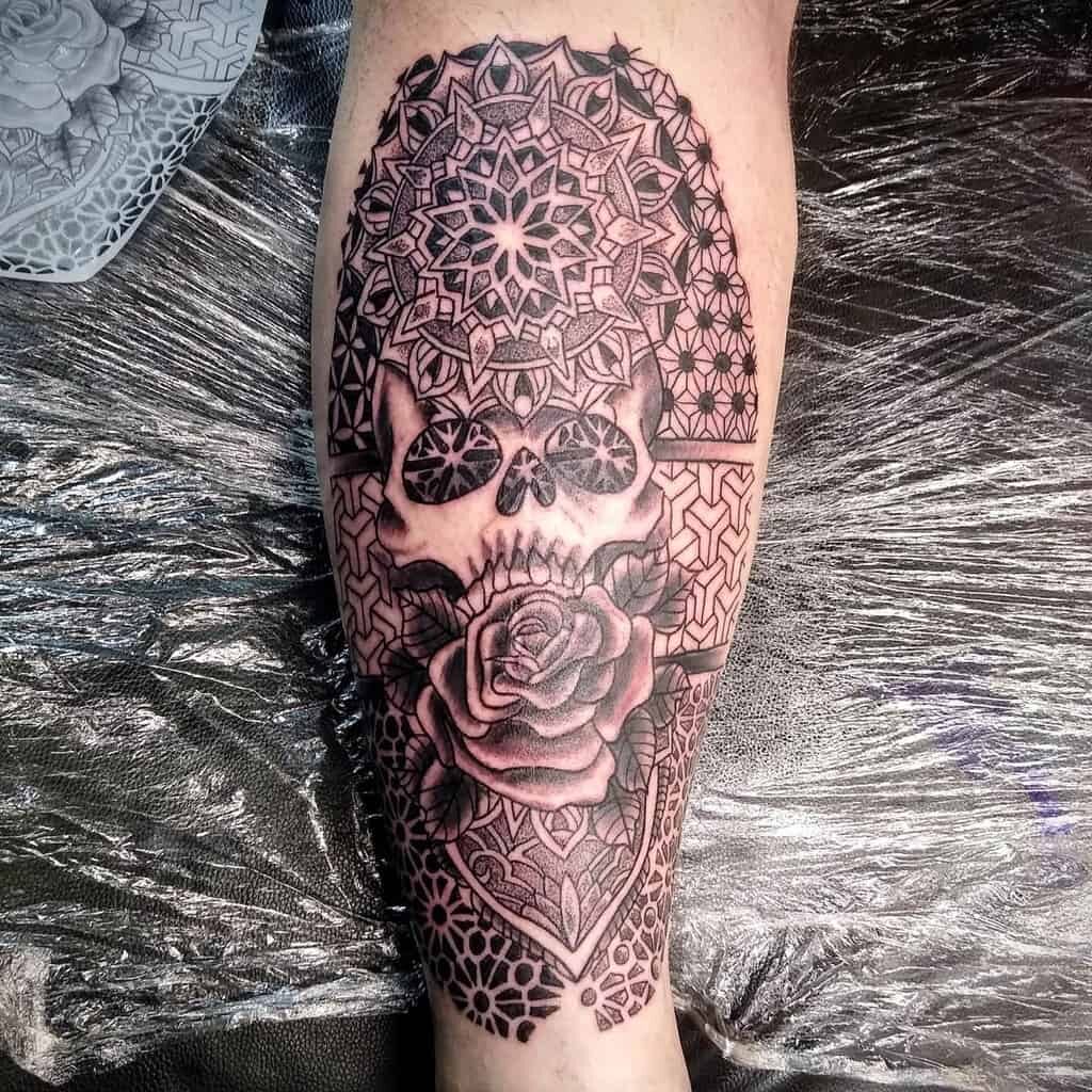 leg sleeve tattoo