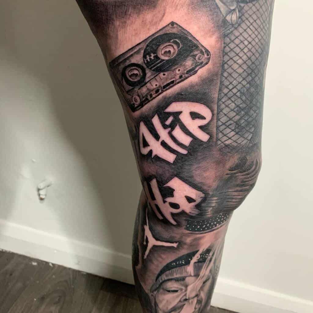 leg sleeve tattoo