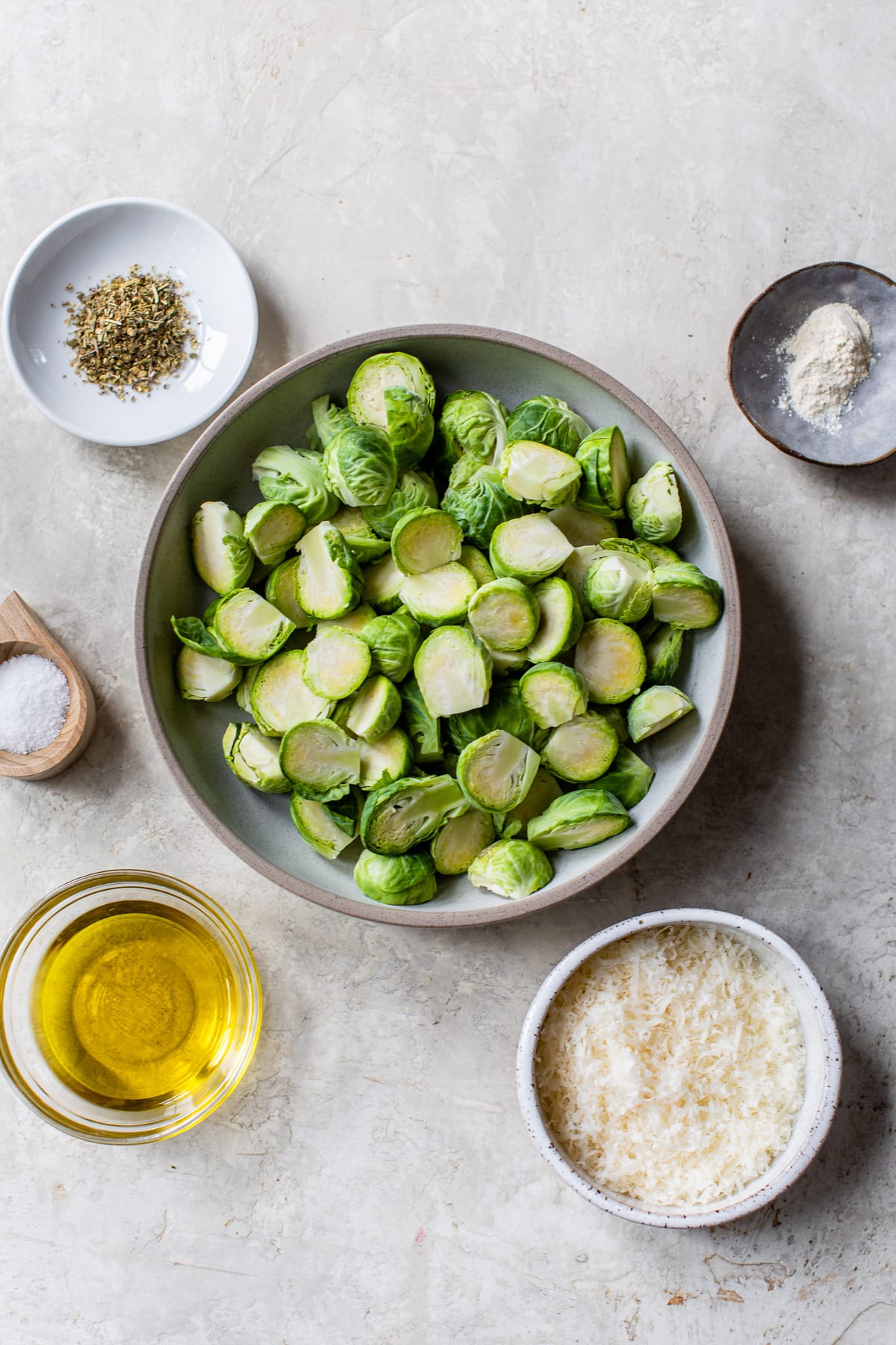 Parmesan Brussels Sprouts Ingredients