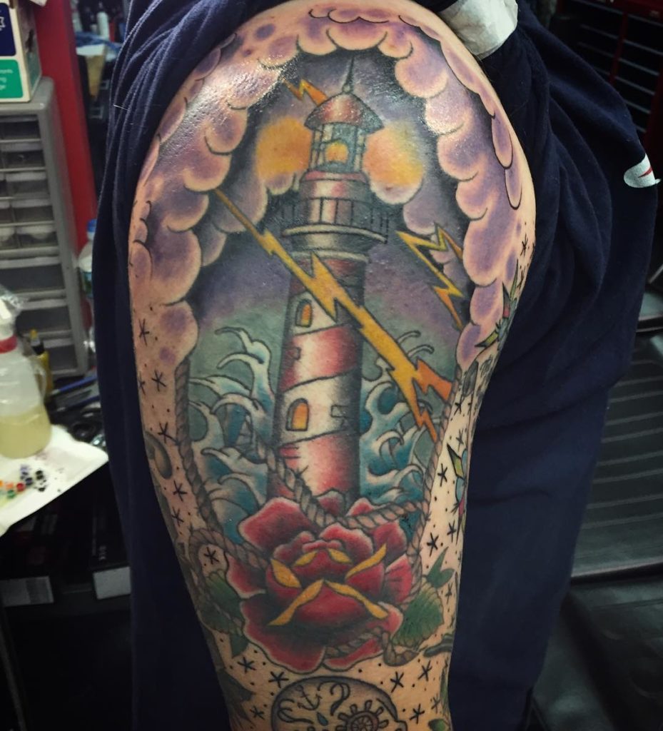 traditional tattoo sleeve