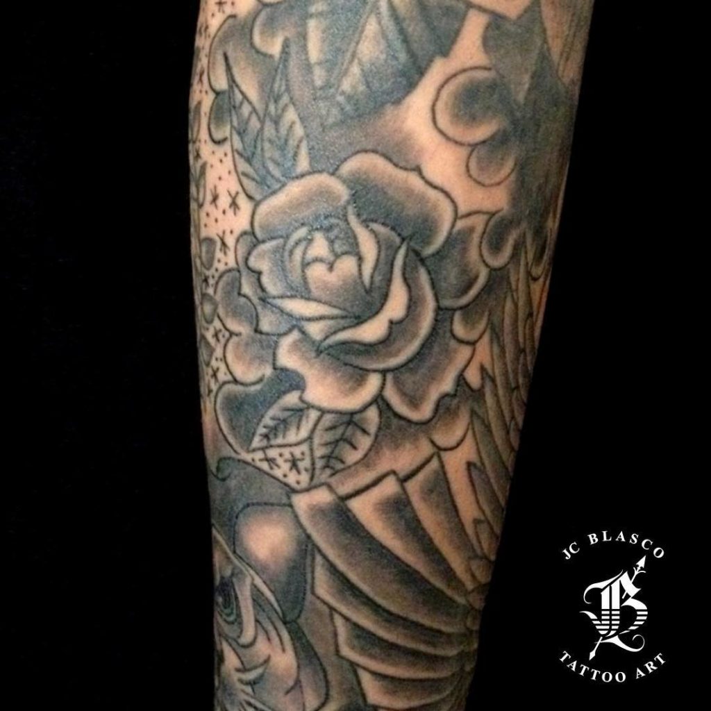 traditional tattoo sleeve