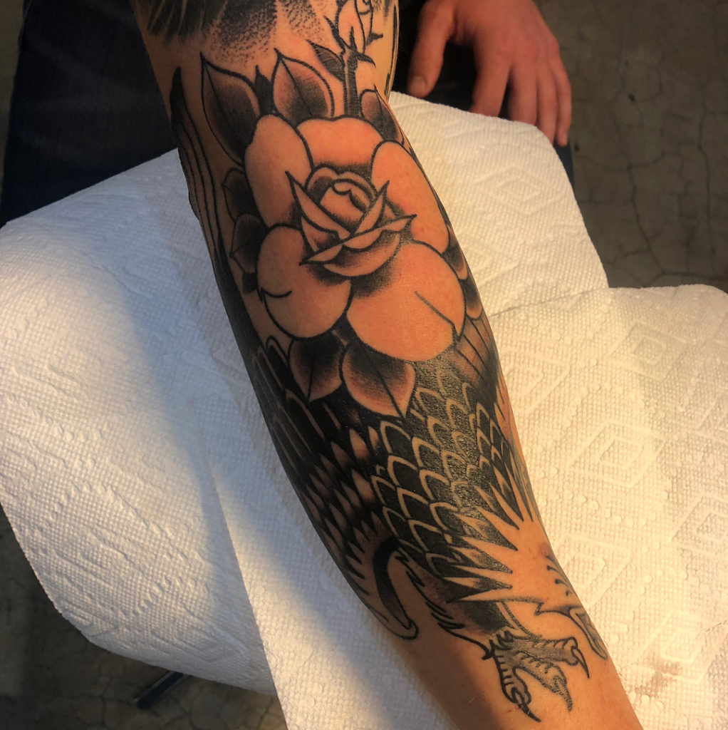 traditional tattoo sleeve