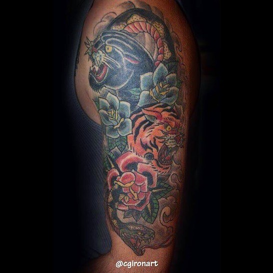 traditional tattoo sleeve