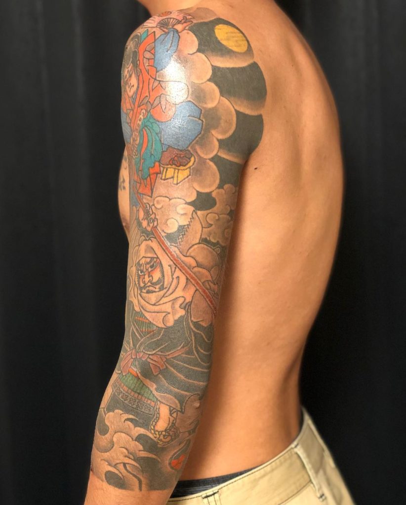 traditional tattoo sleeve