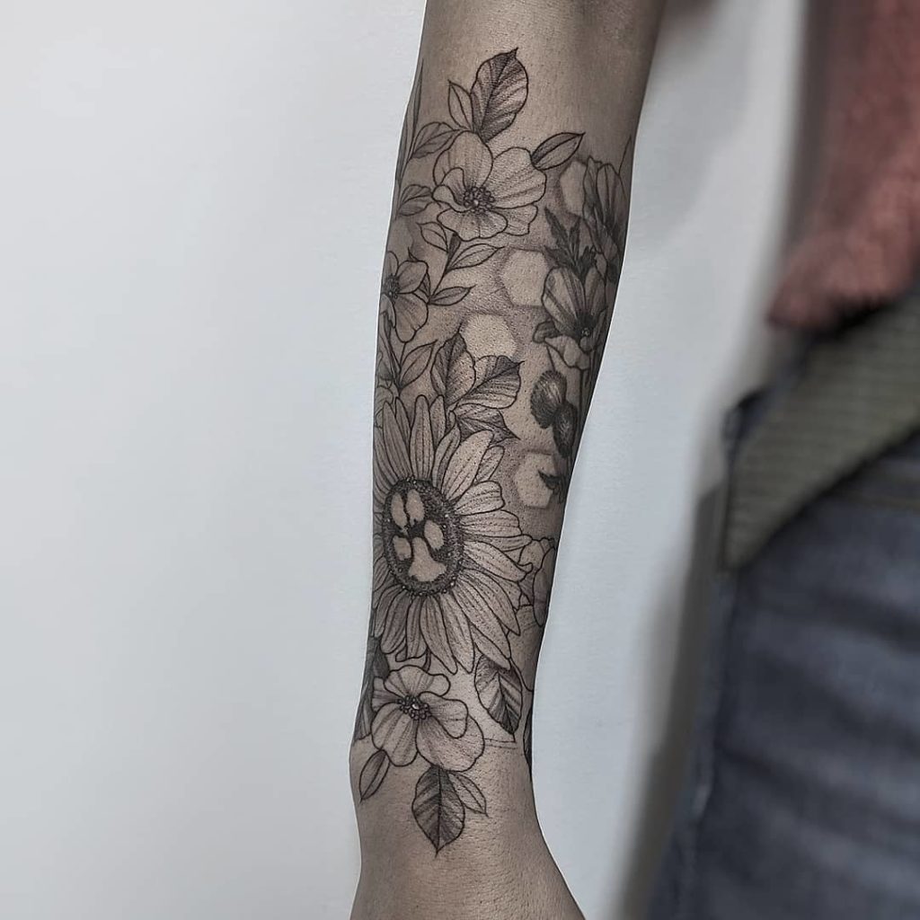 half sleeve tattoo