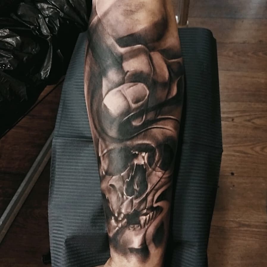 half sleeve tattoo