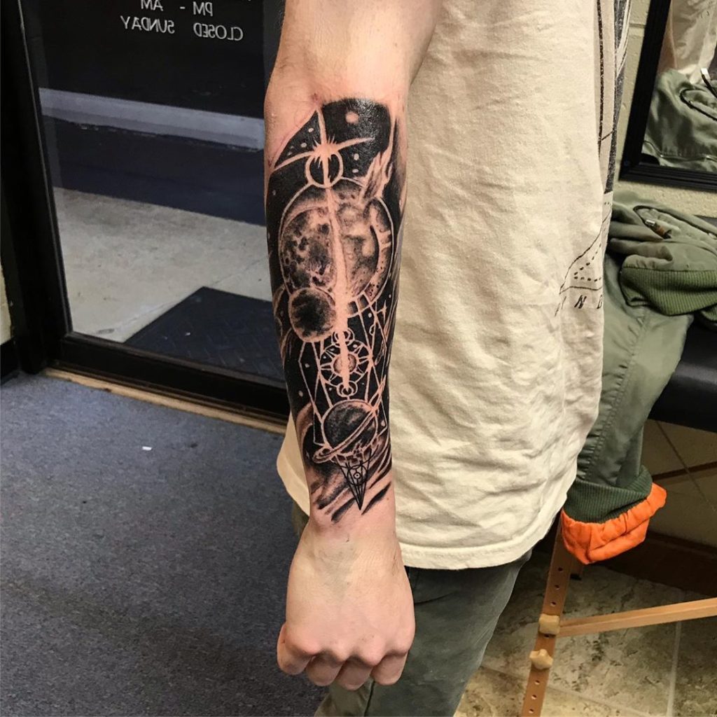 half sleeve tattoo