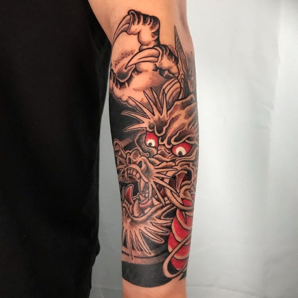 half sleeve tattoo