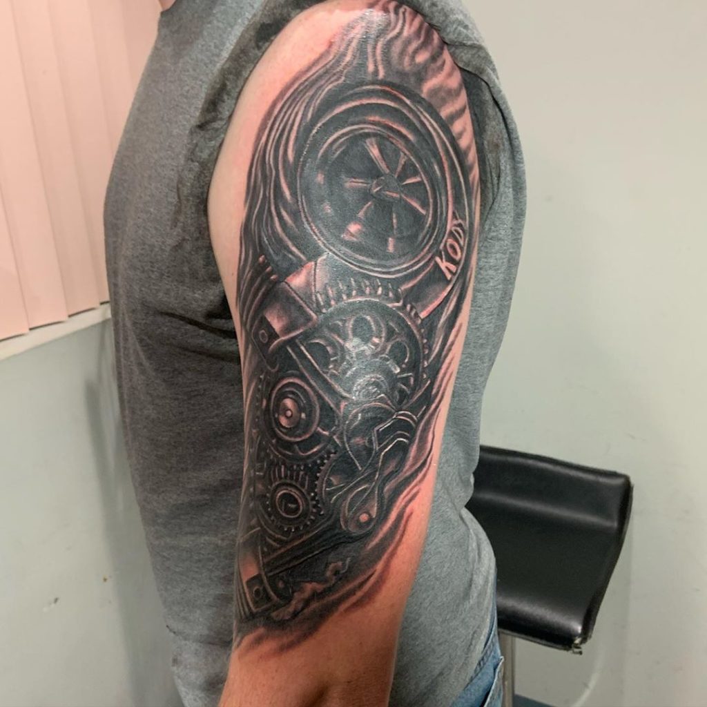 half sleeve tattoo