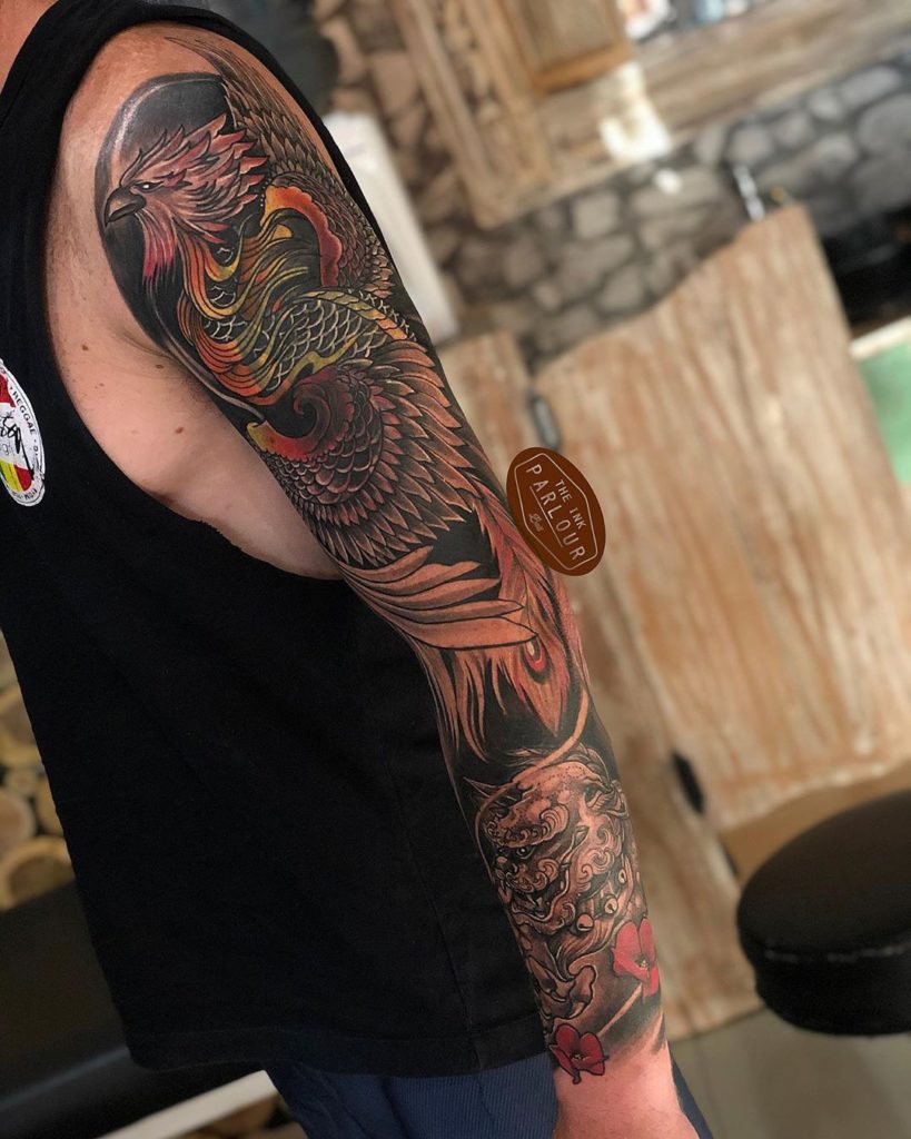 half sleeve tattoo