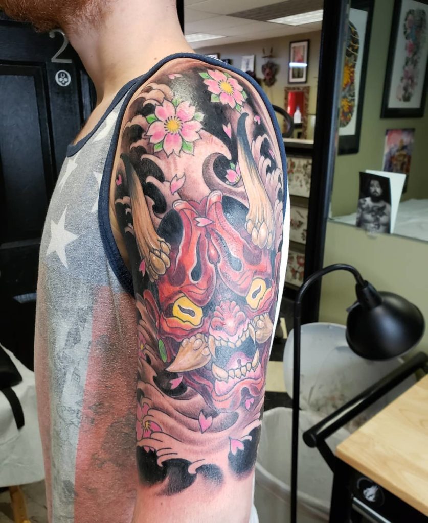 half sleeve tattoo