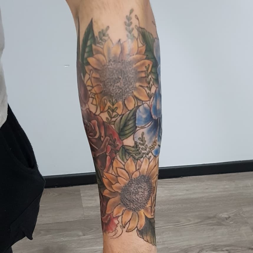 half sleeve tattoo