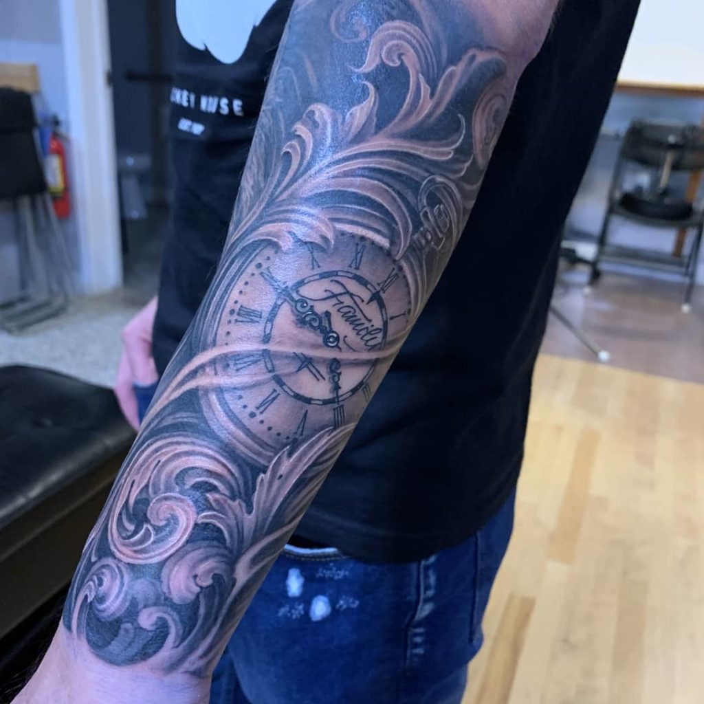 half sleeve tattoo