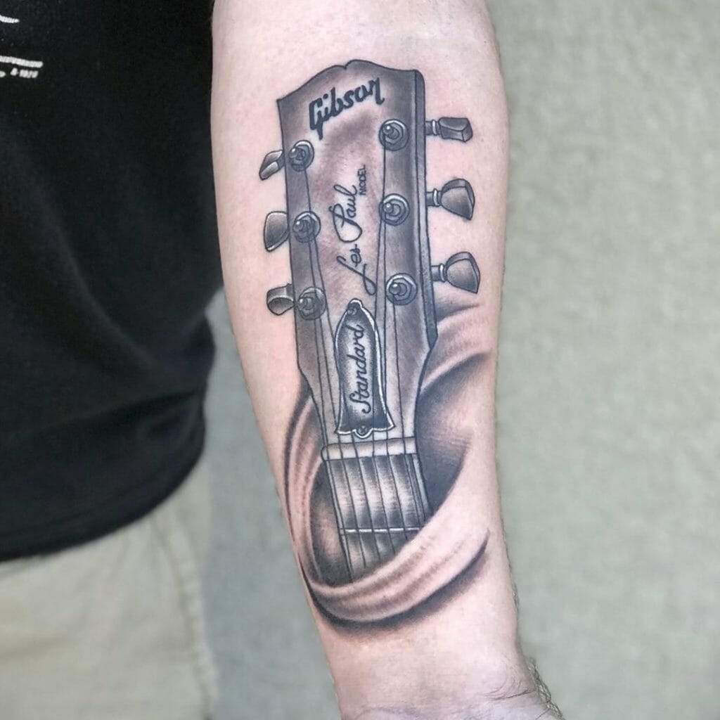 guitar tattoo