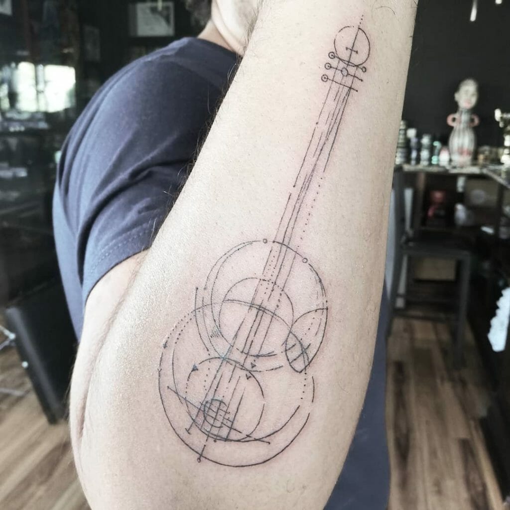 guitar tattoo