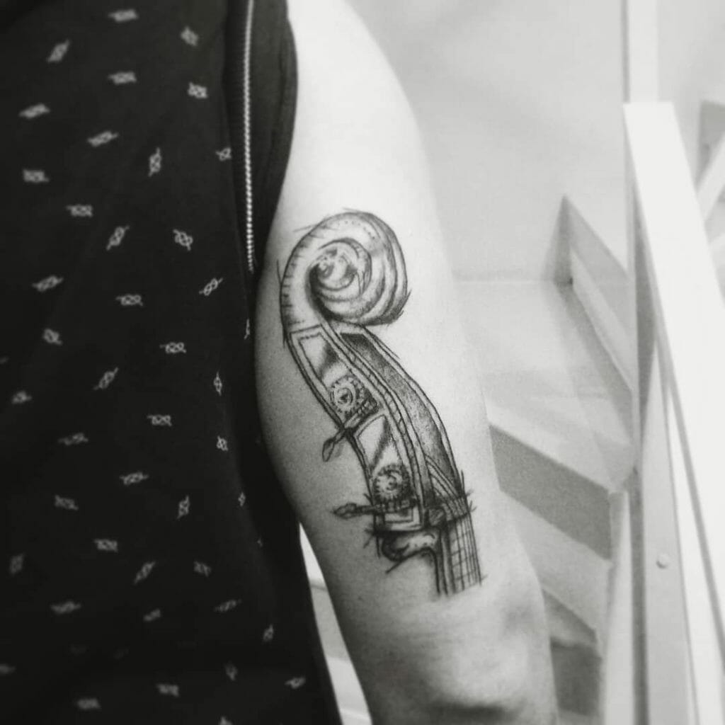 guitar tattoo