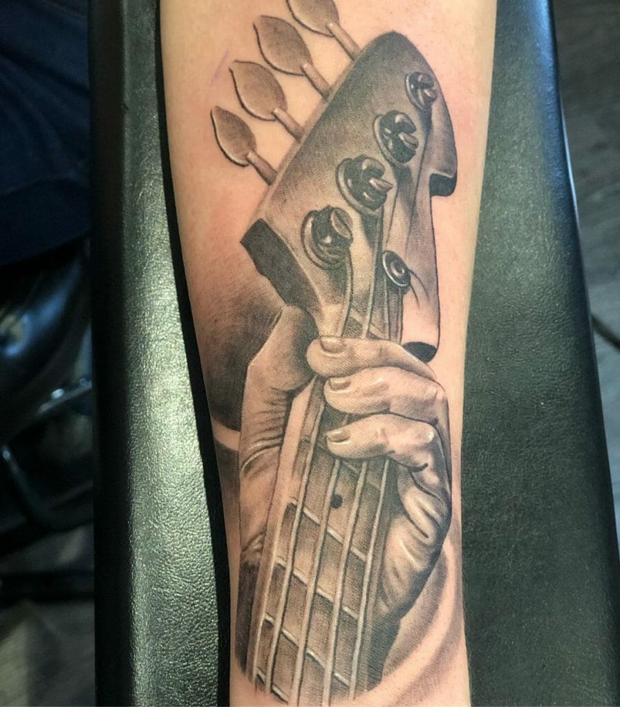 guitar tattoo