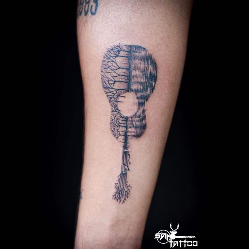 guitar tattoo