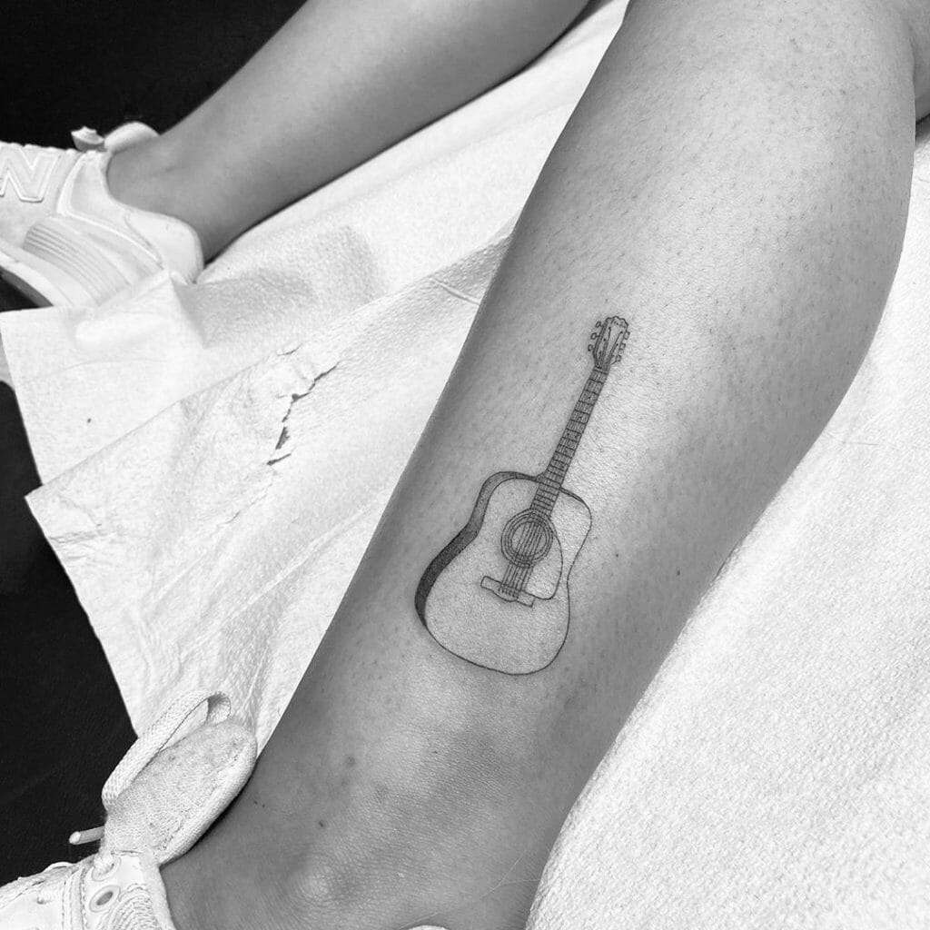 guitar tattoo