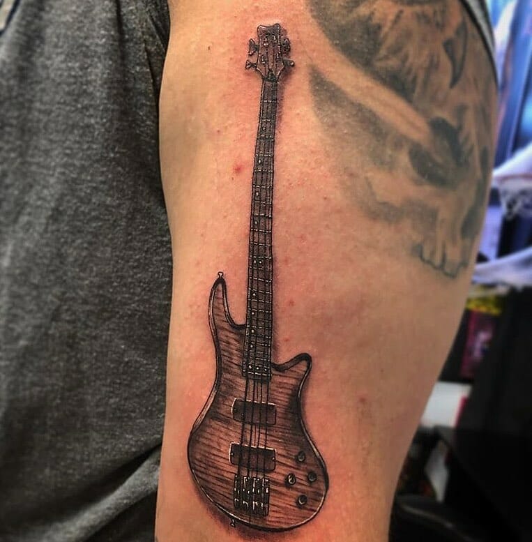 guitar tattoo