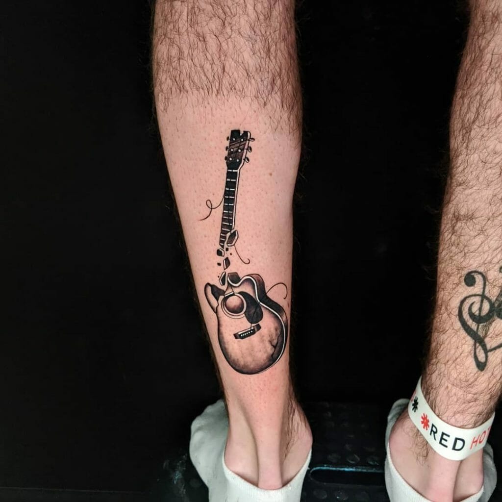 guitar tattoo