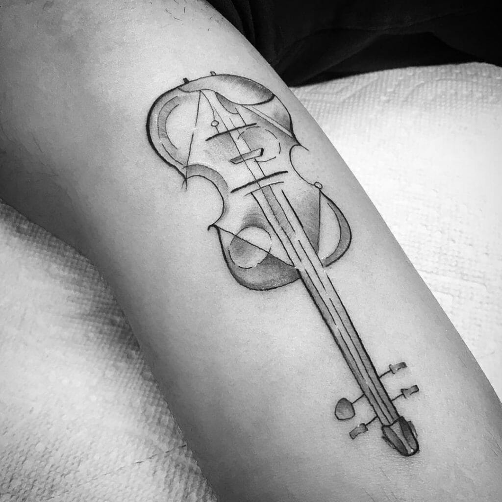 guitar tattoo