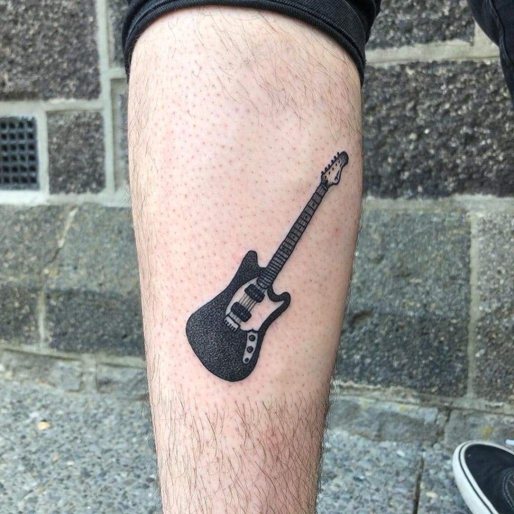 guitar tattoo