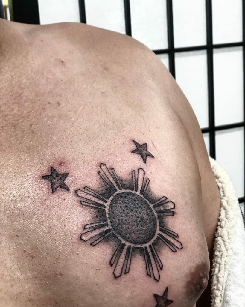 Filipino Sun Tattoo