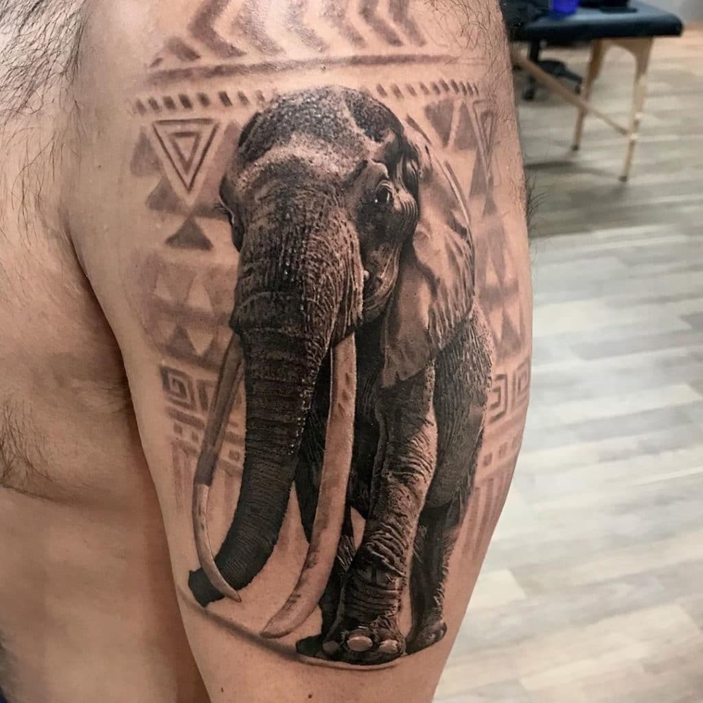 elephant tattoo