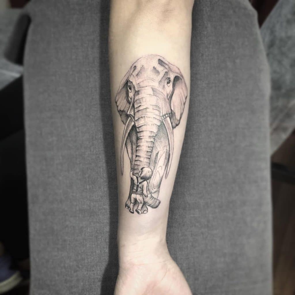 elephant tattoo