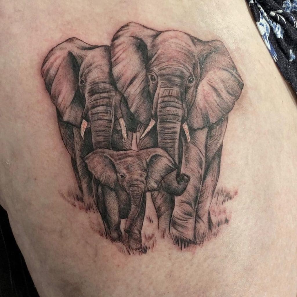 elephant tattoo