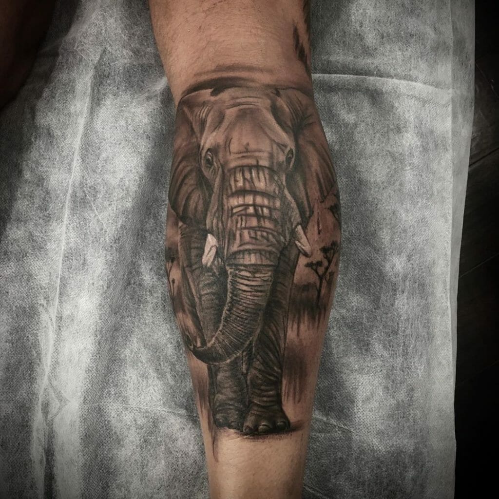 elephant tattoo