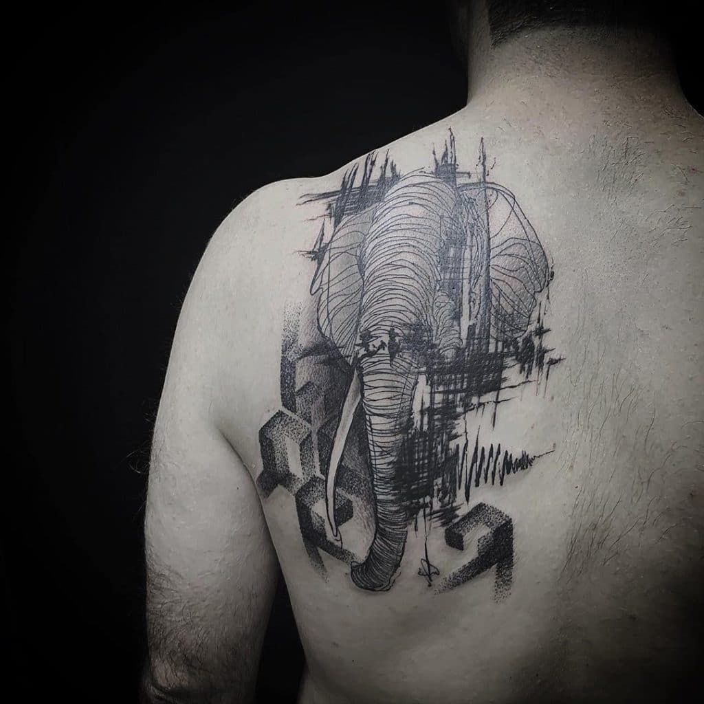 elephant tattoo