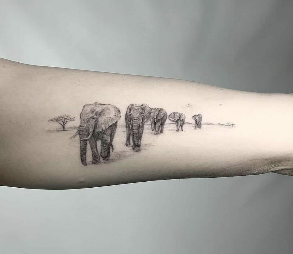 elephant tattoo