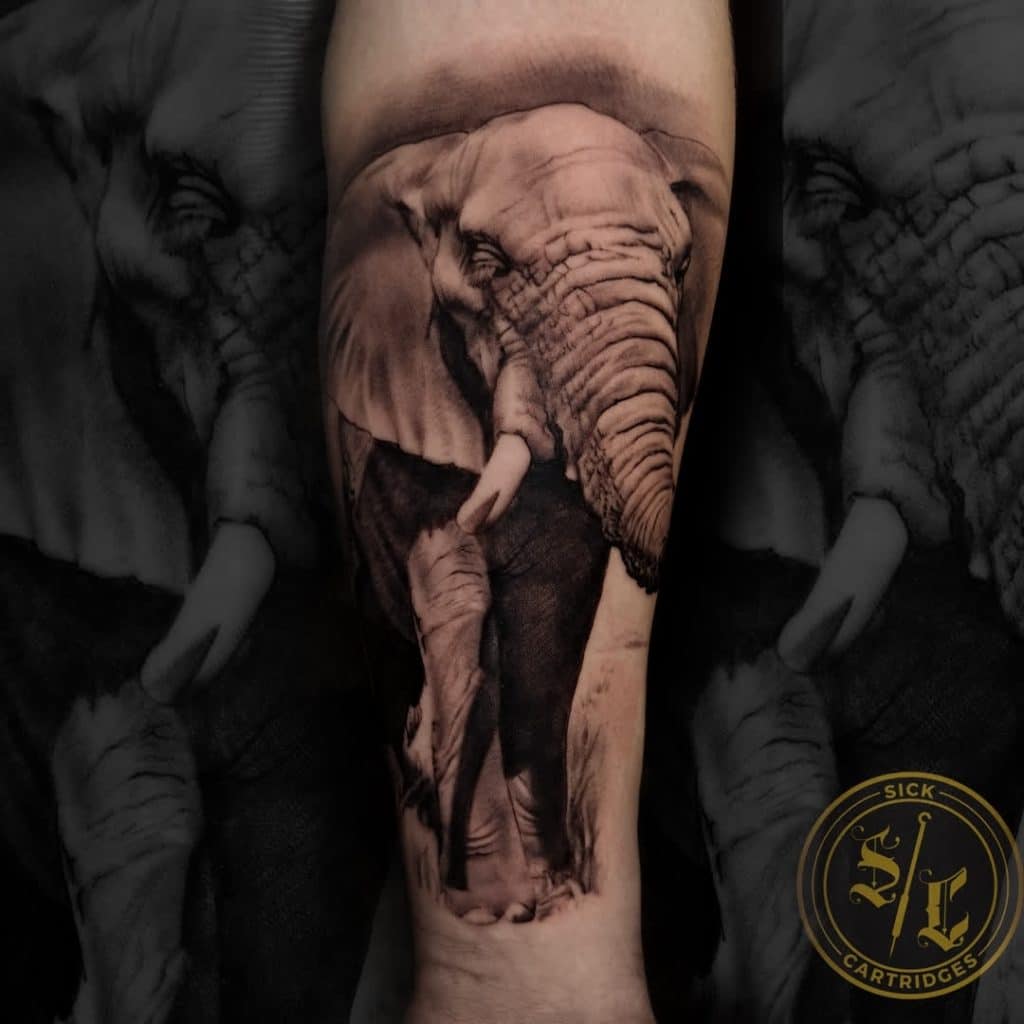 elephant tattoo