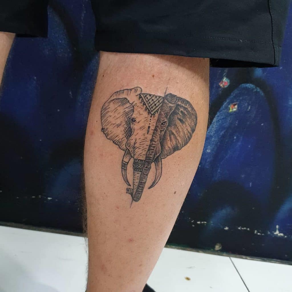 elephant tattoo