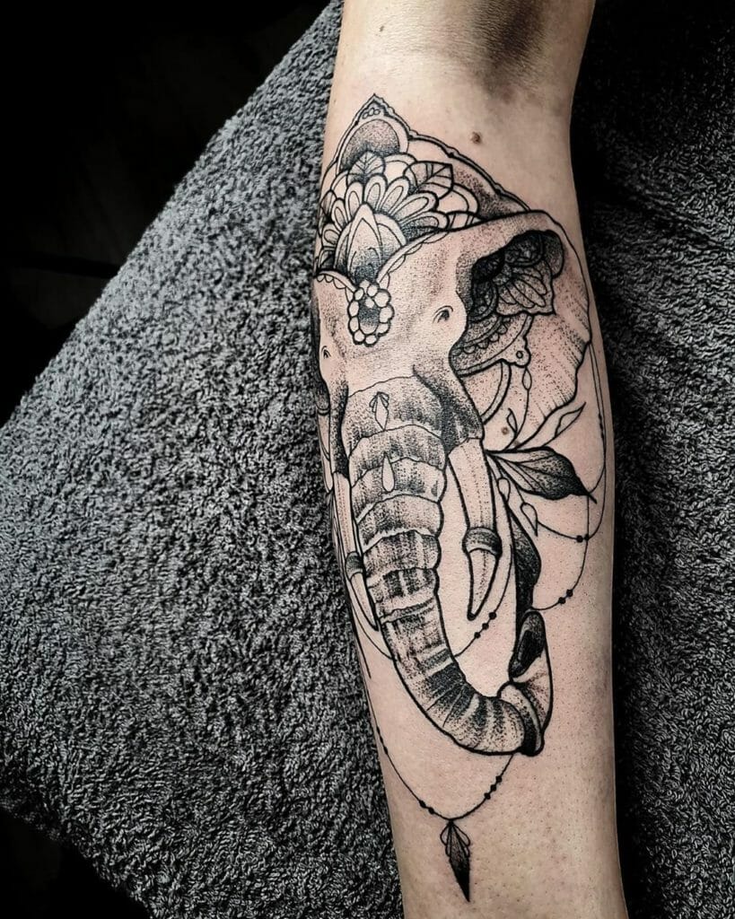 elephant tattoo