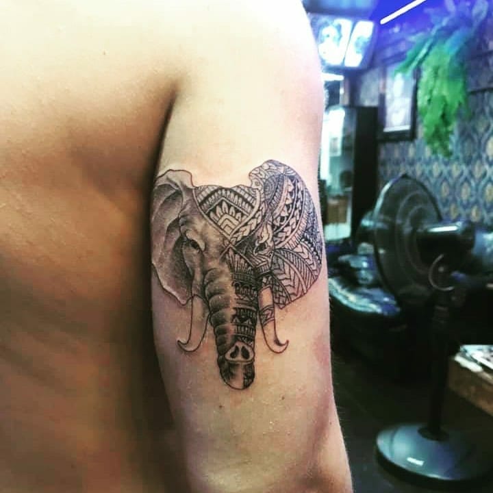 elephant tattoo