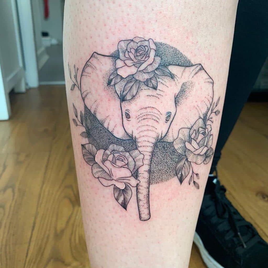 elephant tattoo