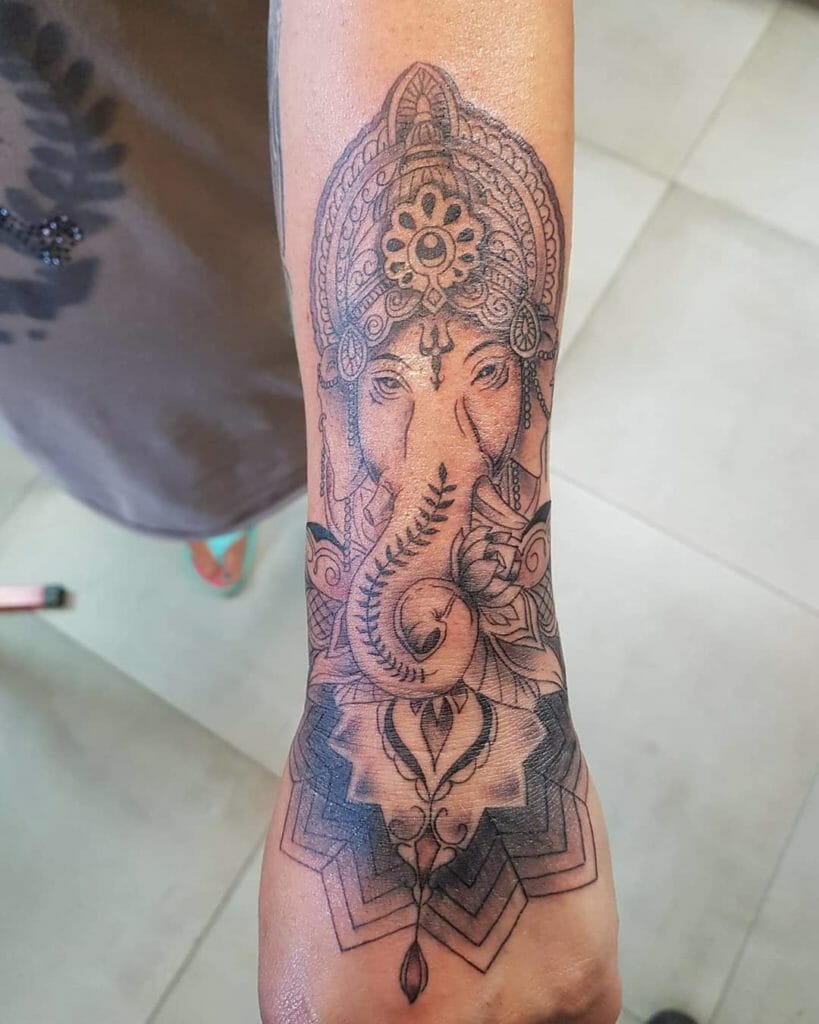 elephant tattoo