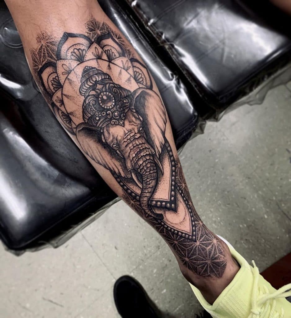 elephant tattoo