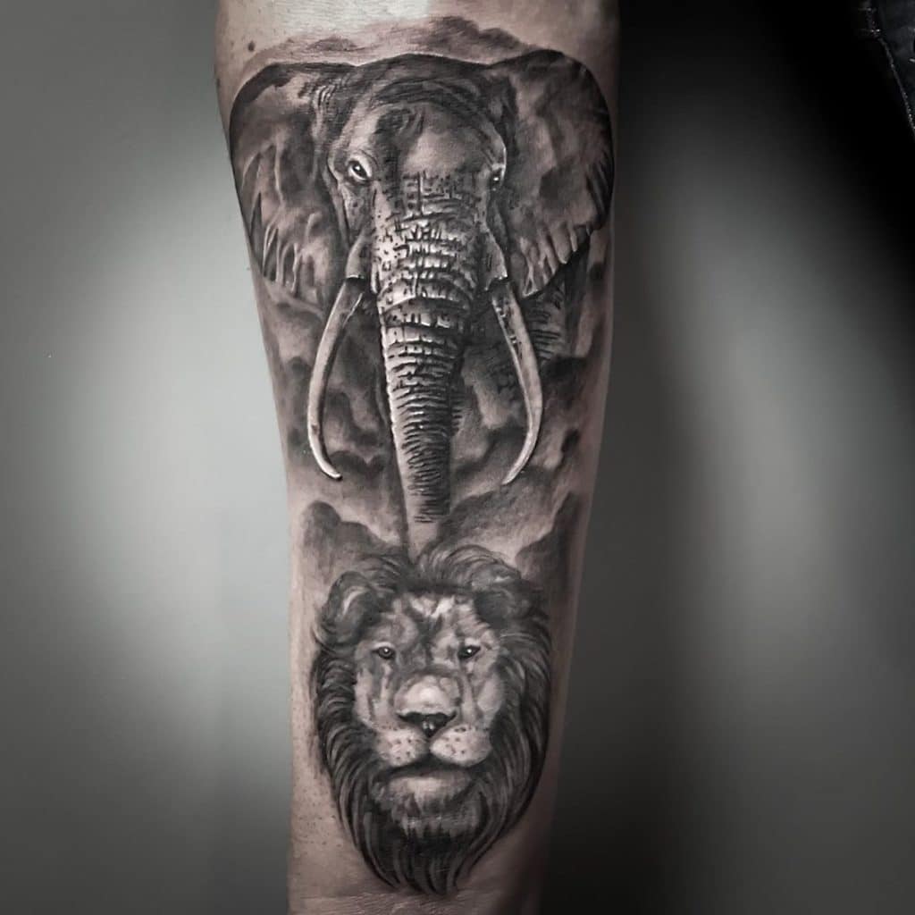 elephant tattoo