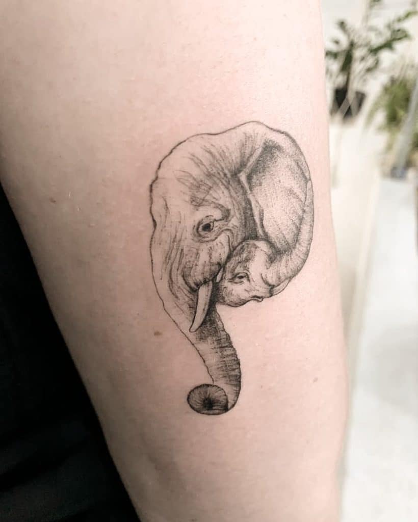 elephant tattoo