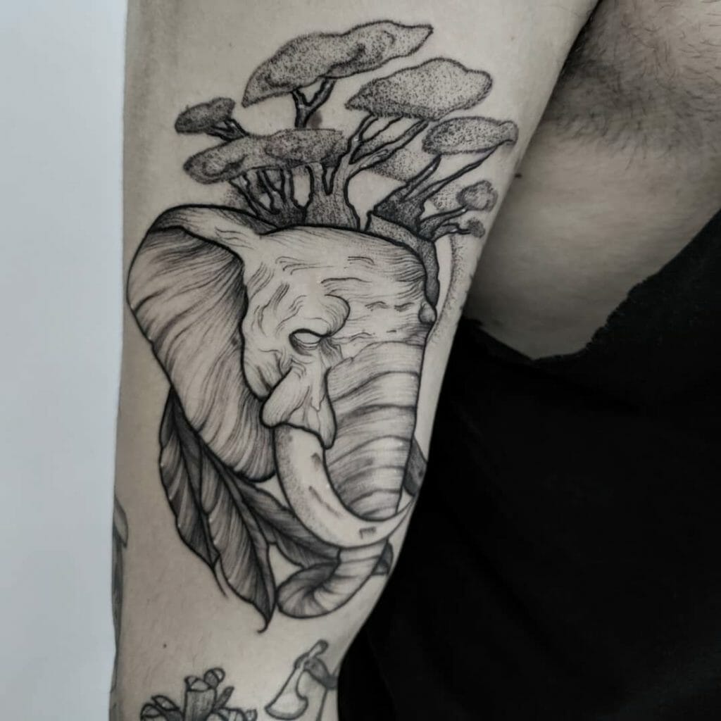 elephant tattoo